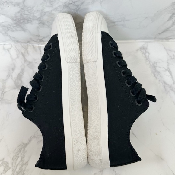 Burberry Black and White Cotton-Gabardine Sneakers - Picture 10 of 14